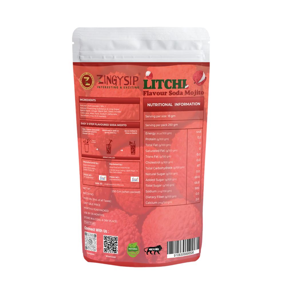 Natural Flavour Litchi Mojito Drink