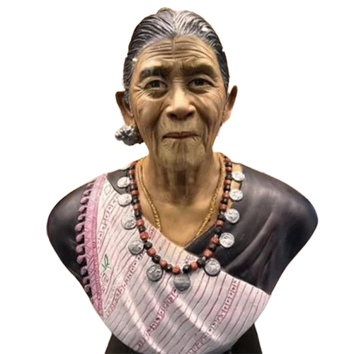 Old Lady Sculpture