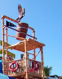 FRP Water Park Tilting Bucket