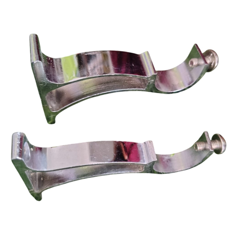Aluminum Curtain Bracket - Color: Silver