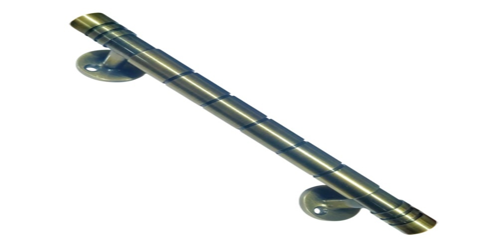 6 Inch Brass Door Handle - Color: Silver