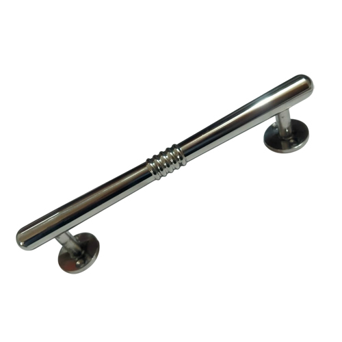 10 Inch Brass Door Handle - Color: Silver