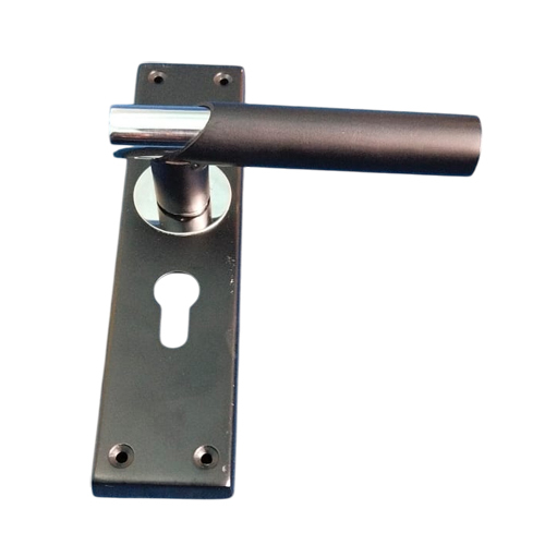Steel Glossy Door Levers Handle - Color: Silver