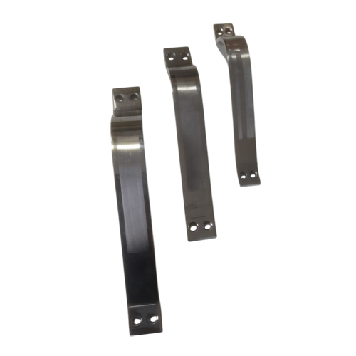 Stainless Steel Door Stopper - Stainless Steel, Standard Size, Silver Color | Surface Mount, Screw-In Installation, Polished Finish