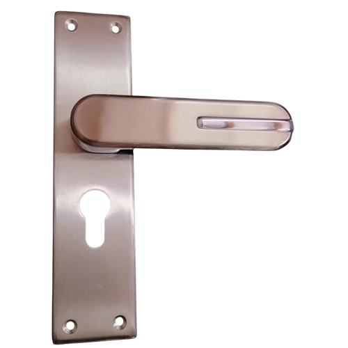 Double Door Handle Lock - Color: Silver