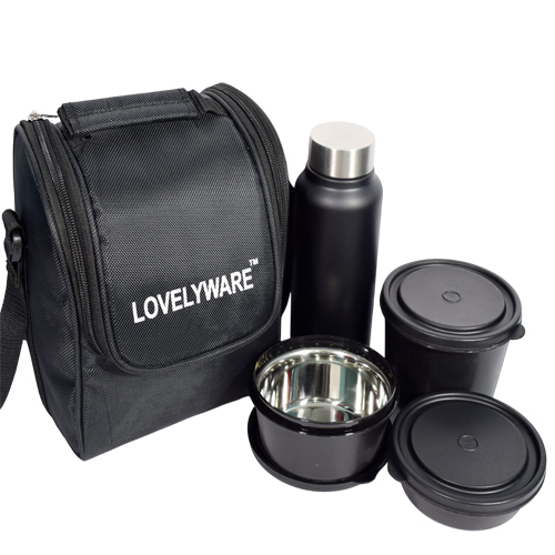 Lovelyware Lunch Box - Color: Silver