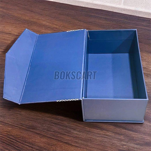 Magnetic 3 Flap Rigid Gift Packaging Box - Coating Type: Customized