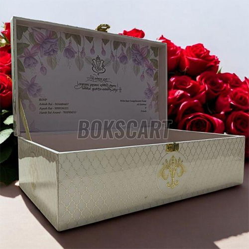 Wedding Invitation Gift Box - Coating Type: Customized