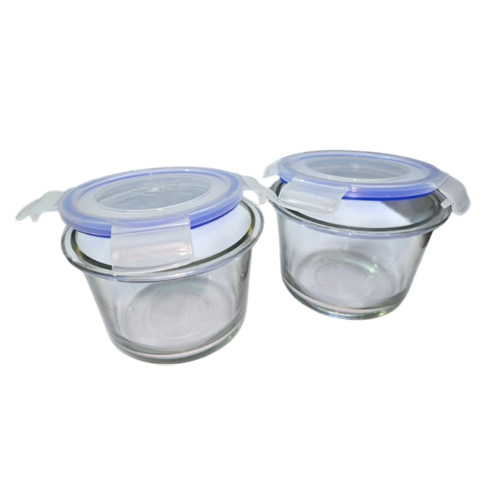 Lovelyware Glass Lunch Box - Color: Transparent