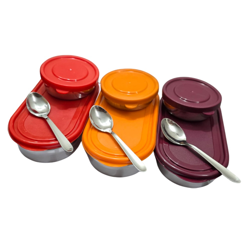 Lovelyware Kido Steel Lunch Box - Material: Metal