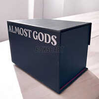 Front Opening Customized Rigid Box With Cardboard Tray Inside - Finishing: Glossy Lamination