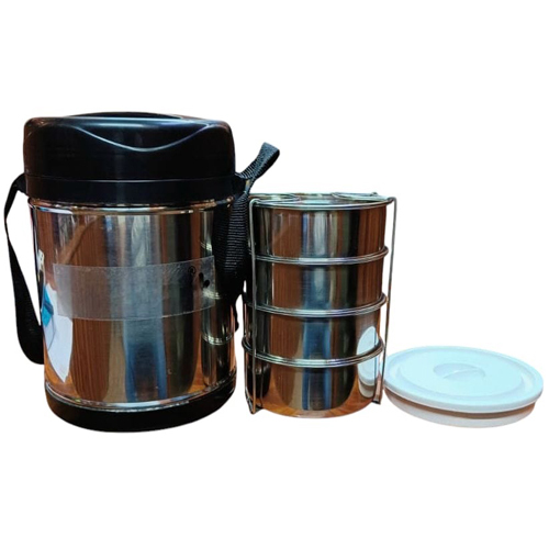 Lovelyware Steel King Lunch Box - Color: Silver