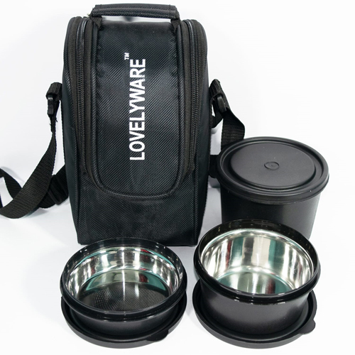 Lovelyware Teso-3 Lunch Box - Material: Metal