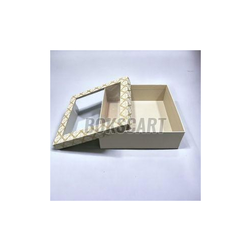 Top Bottom Window Packaging Box - Coating Type: Customized