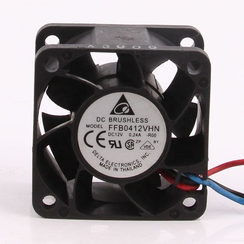 DELTA 4028 12V 24V 40 X 40 X 28mm DC12V 0.24A EC AC FFB0412VHN Heat Dissipation Cooling Fan for the Double Ball Bearing Server