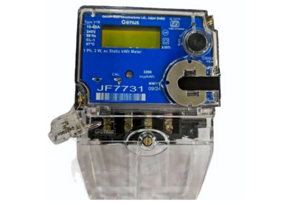 Genus Single Phase 10 - 60 A Digital Energy Meter - Color: Any Color
