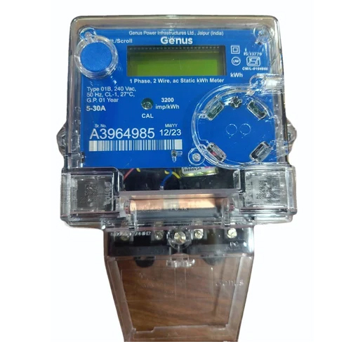 Single Phase Electric Sub Meter - Color: Blue