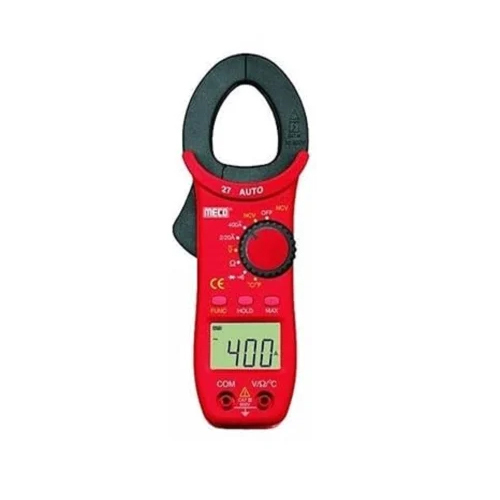 Meco 27-Auto Bl Digital Ac Clamp Meter - Color: Red & Black