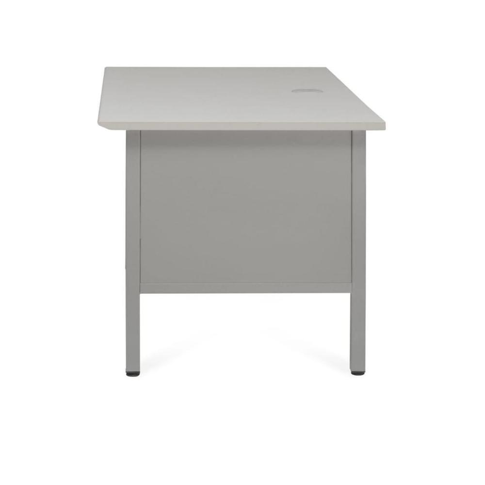 Nilkamal Noah Office Table - Engineered Wood, 60d X 120w X 75h Cm, Grey | Eco-friendly, Smooth Laminated Finish, 2 Practical Drawers