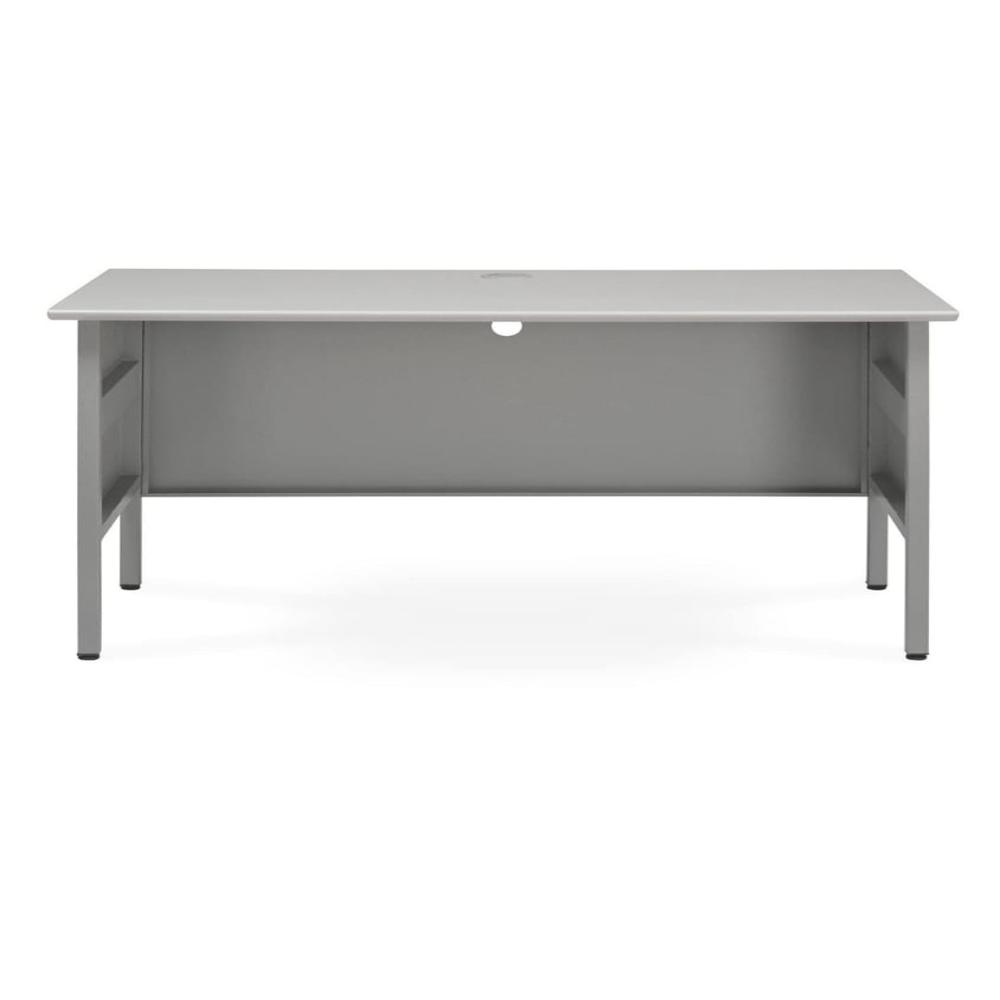 Nilkamal Noah Office Table - Engineered Wood, 60d X 120w X 75h Cm, Grey | Eco-friendly, Smooth Laminated Finish, 2 Practical Drawers