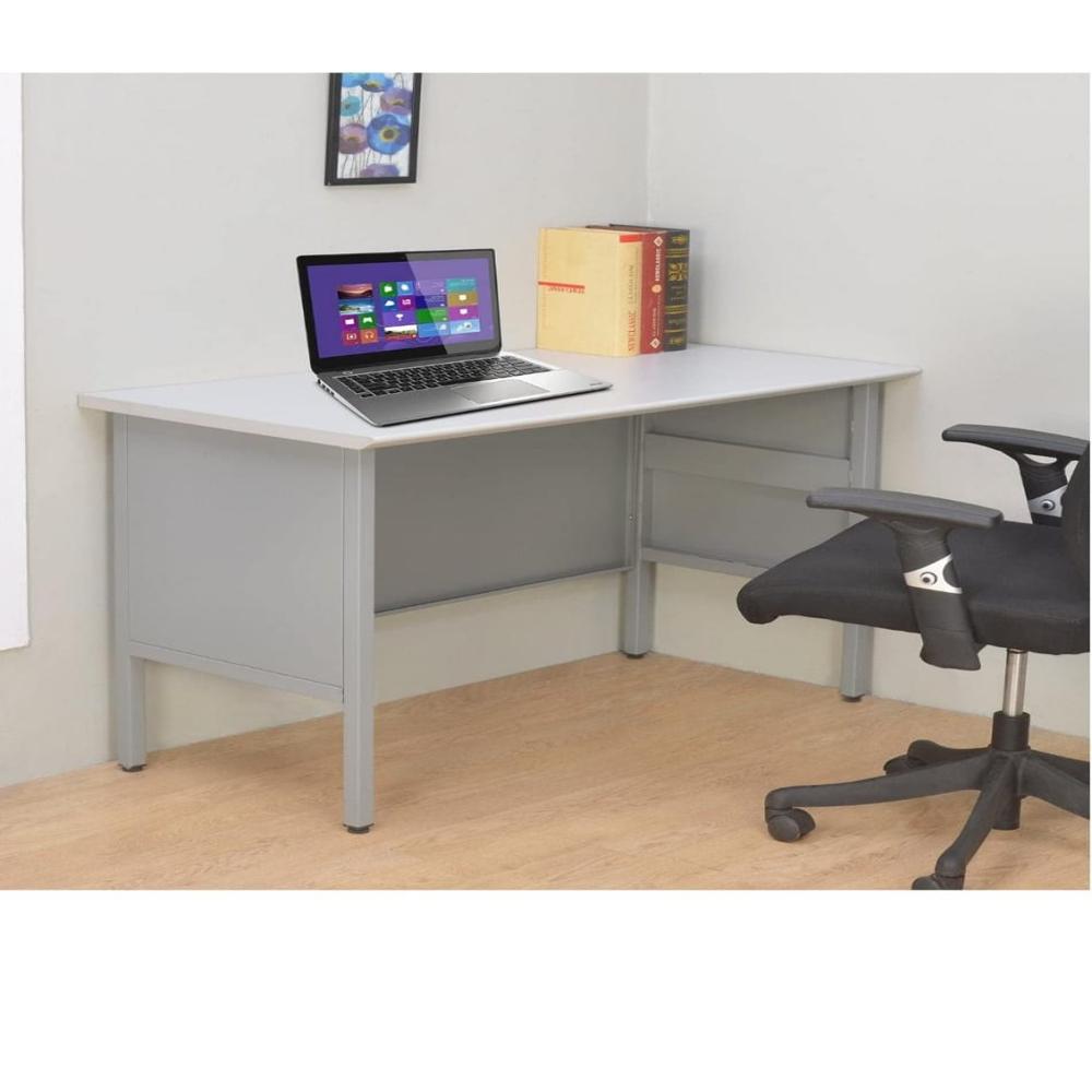 Nilkamal Noah Office Table - Engineered Wood, 60d X 120w X 75h Cm, Grey | Eco-friendly, Smooth Laminated Finish, 2 Practical Drawers