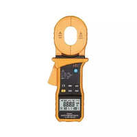 Htc 3.75 Digit Clamp Earth Tester With Current - Color: Yellow