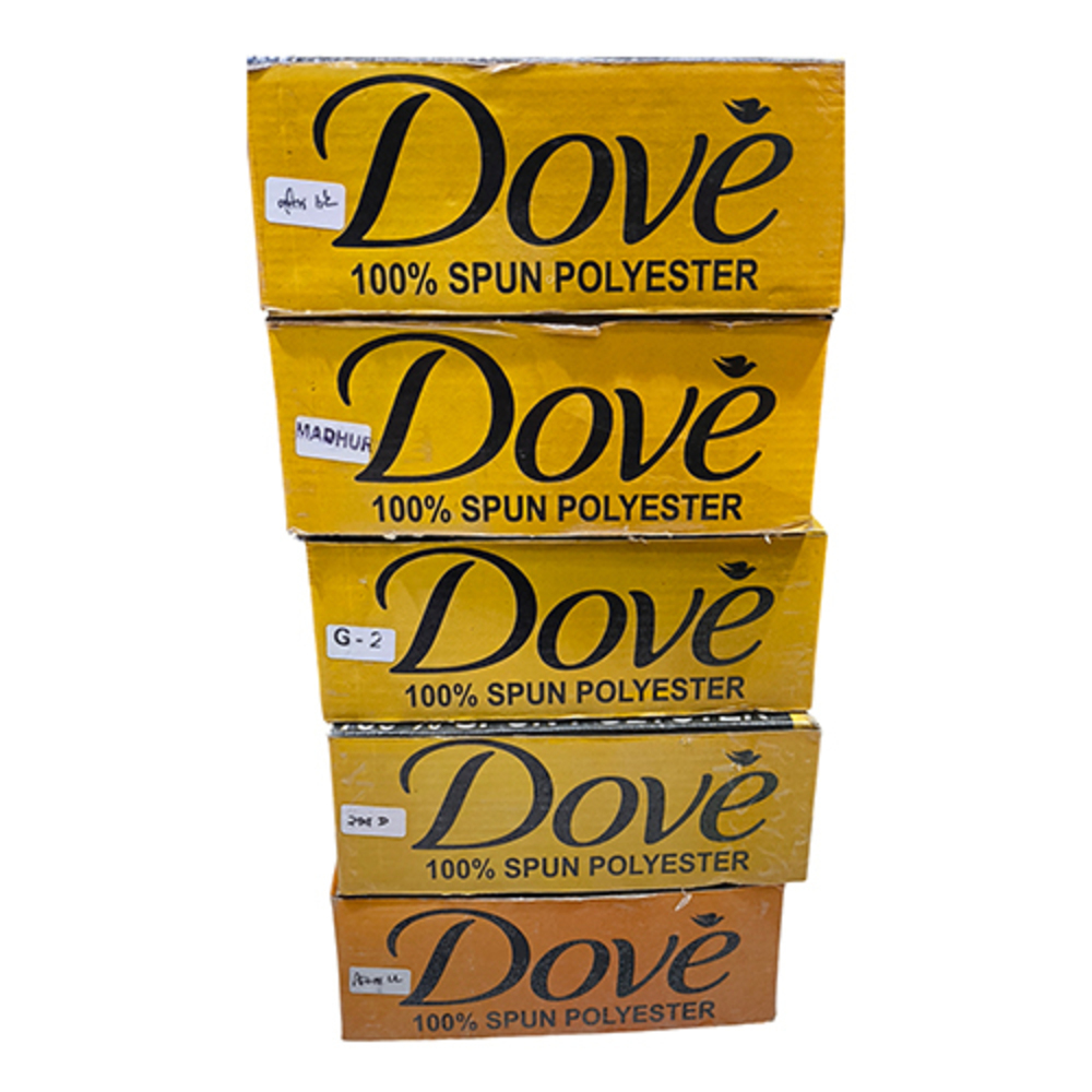 Dove 100 स्पन पॉलिएस्टर थ्रेड