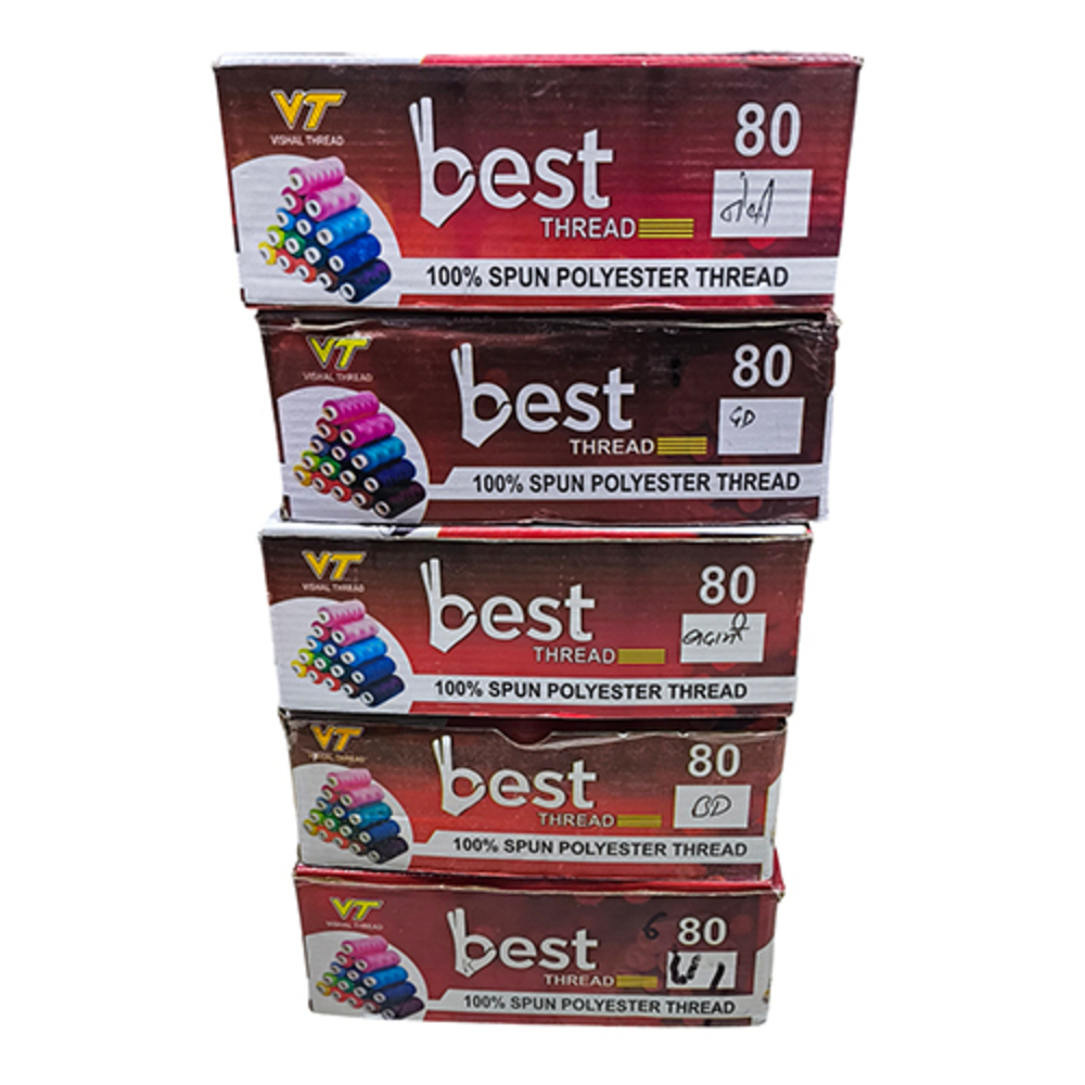 80M 100 Spun Polyester Thread - Color: Various Available