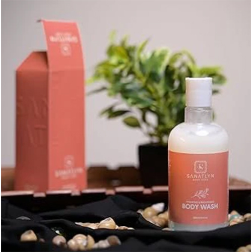 Hydrating & Brightening Body Wash- Gentle Cleanse With Natural Extracts For Soft, Smooth Skin - Age Group: Adults