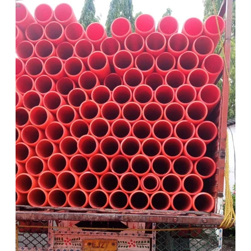 Hdpe Double Wall Corrugated Pipe - Color: Orange