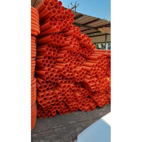 HDPE 4 इंच DWC डक्ट पाइप