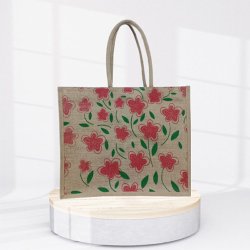 15X18X5 Natural Jute Bags - Color: Multicolor