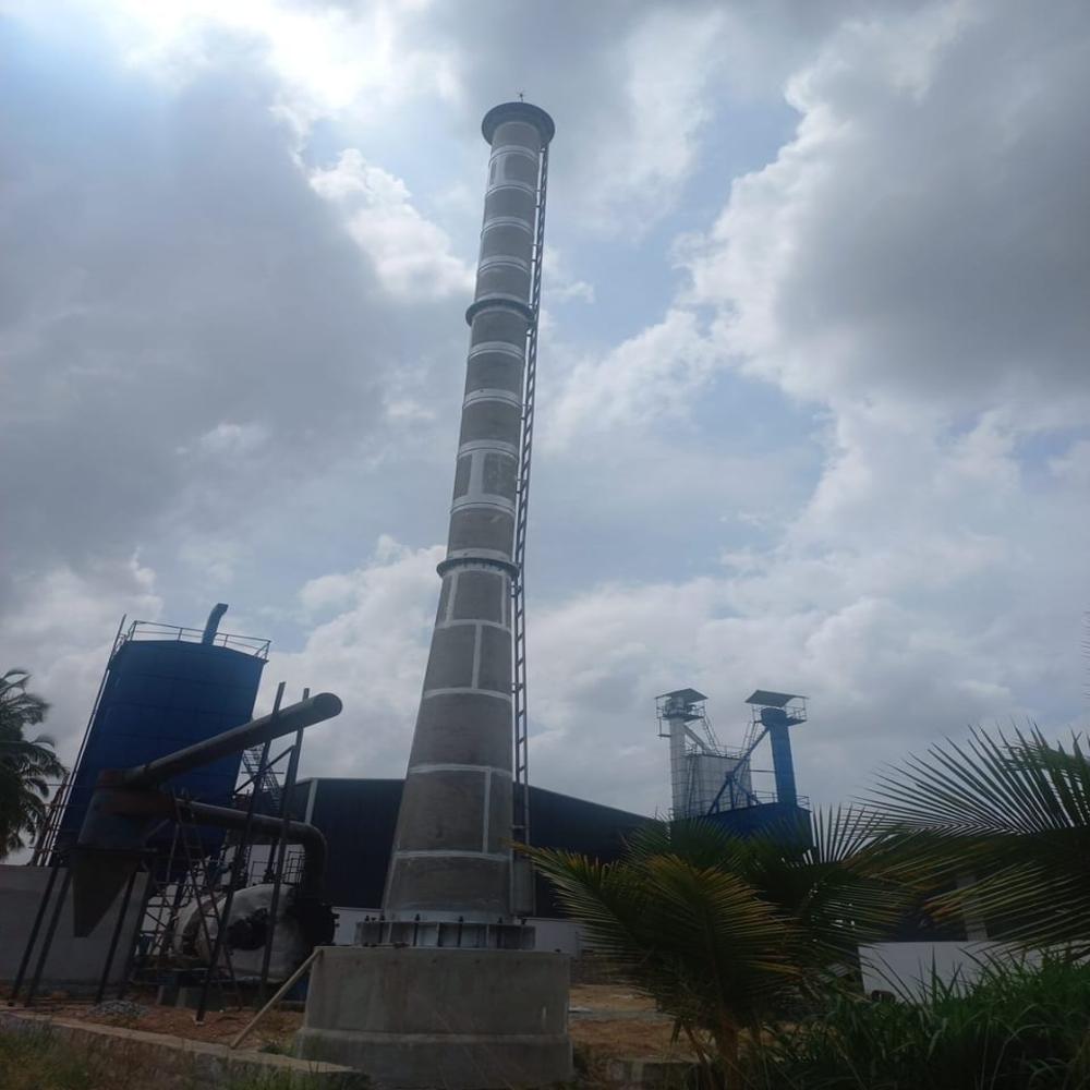 Ms Industrial Chimney - Color: Silver