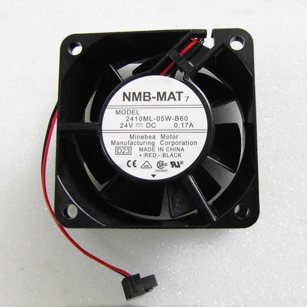 Nmb 2410ml-05w-b60 Axial Compact Fan Dc Fan 24v - Color: Black