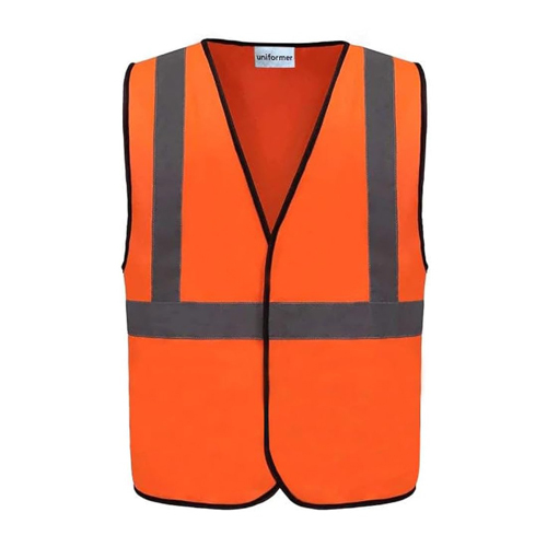 Safety Jacket - Color: Orange & Black