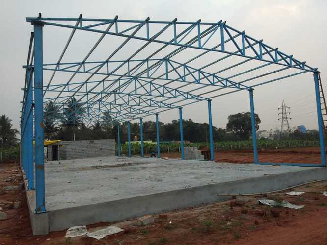 Industrial roofing shed