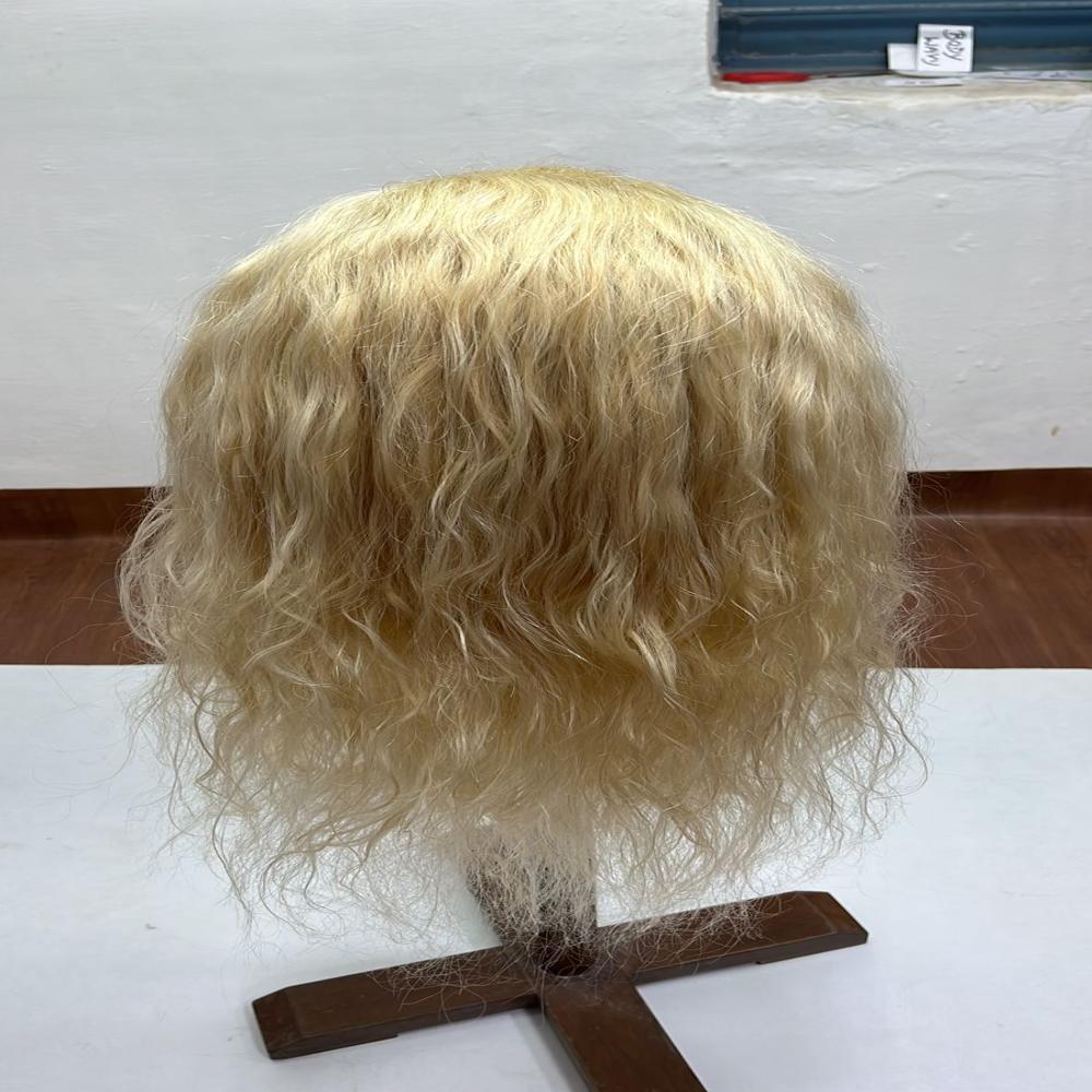 Grey wig hair 