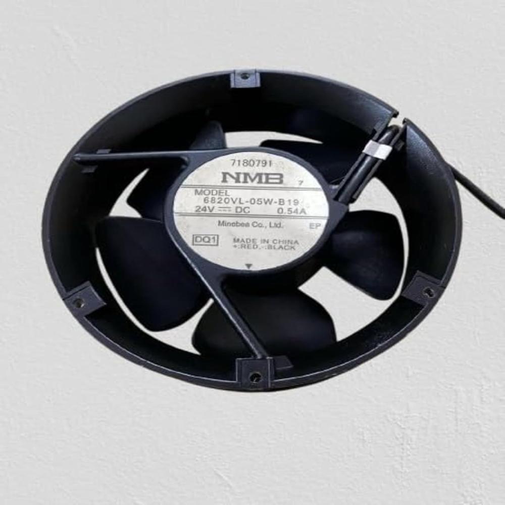 NMB 6820VL-05W-B19 Axial Fan 24V-0.54A DC Brushless Air Cooling Fan 3200 RPM 172 * 172 * 50mm 2-Wire (Metal)