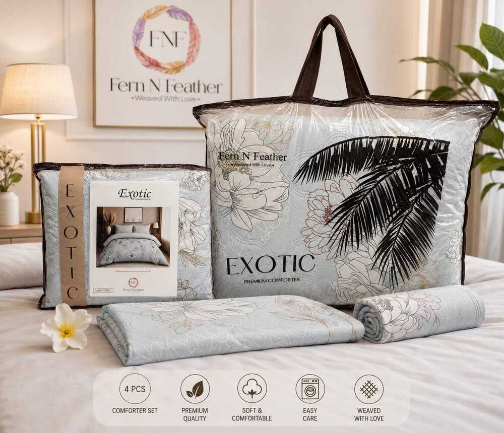 Printed Bed Comforter - Material: 100% Polyester