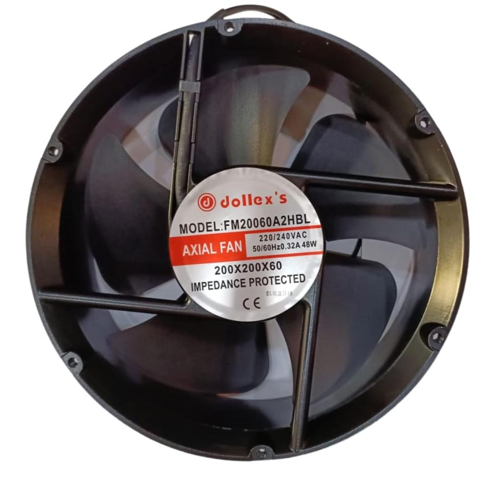 FM20060A2HBL Dollex 8 inch 230v /48watt FAN (200x200x60) 8