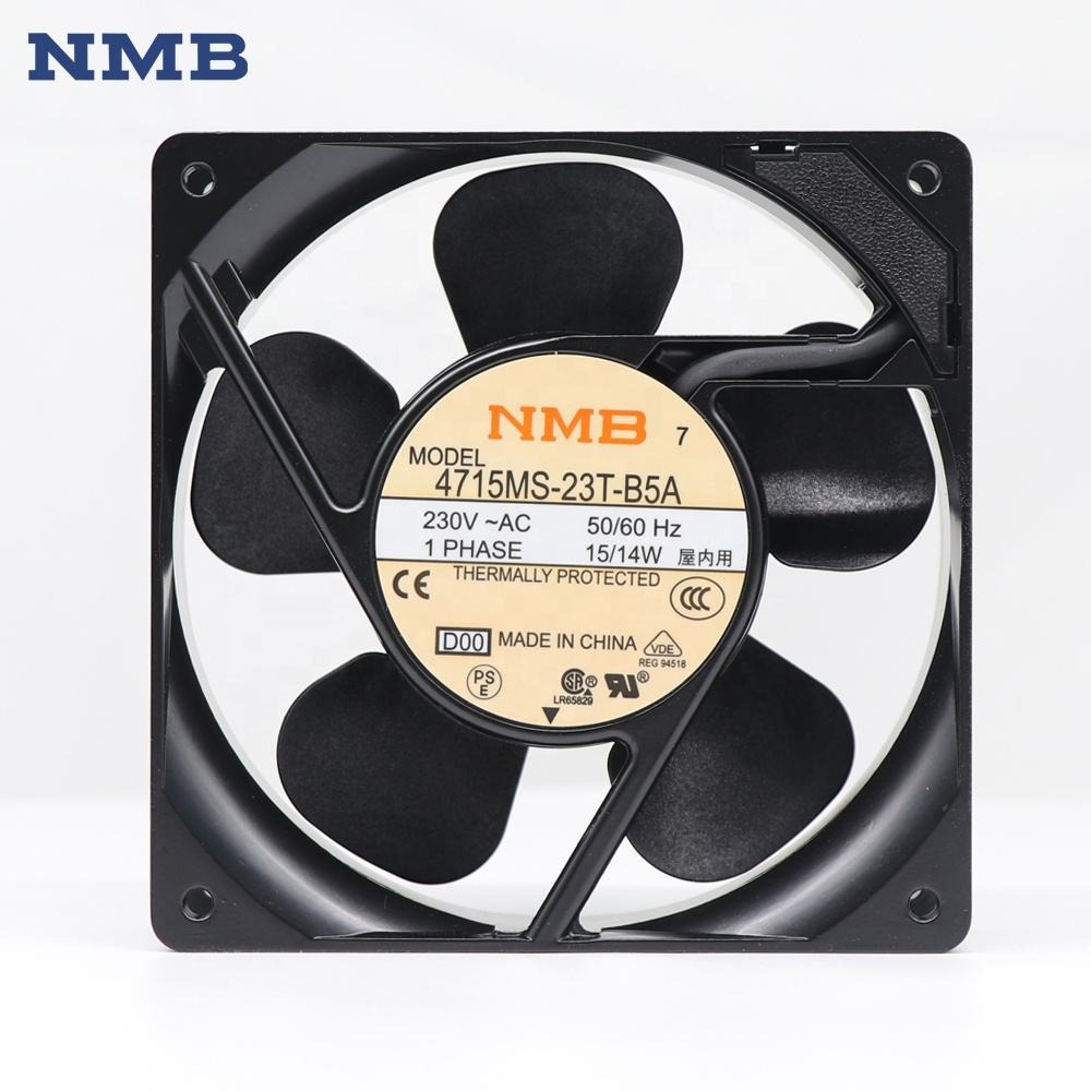 NMB 4715MS-23T-B5A 120X120X38mm 230V AC 12CM 14W 2900RPM Ball Bearing UPS Power Supply Cabinet Axial Cooling Fan