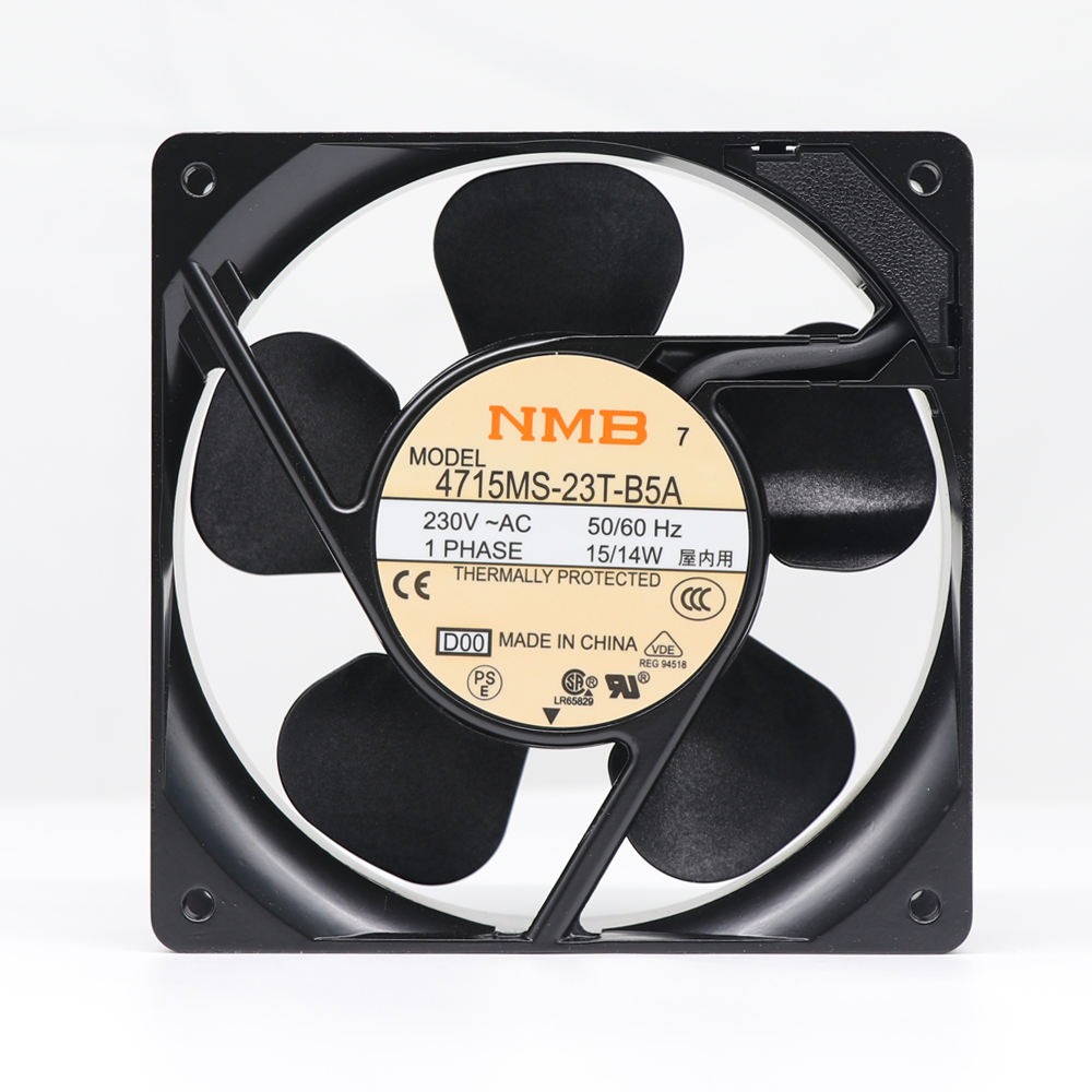 NMB 4715MS-23T-B5A 120X120X38mm 230V AC 12CM 14W 2900RPM Ball Bearing UPS Power Supply Cabinet Axial Cooling Fan