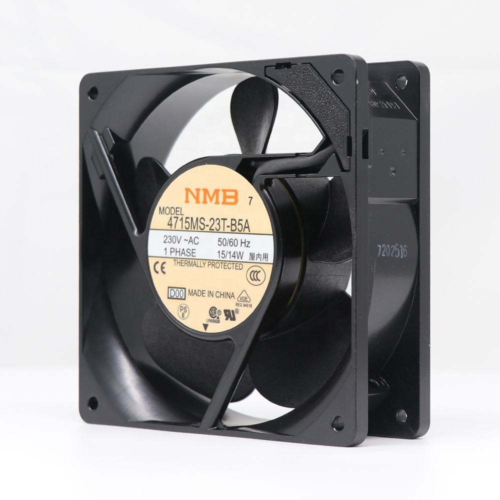 NMB 4715MS-23T-B5A 120X120X38mm 230V AC 12CM 14W 2900RPM Ball Bearing UPS Power Supply Cabinet Axial Cooling Fan