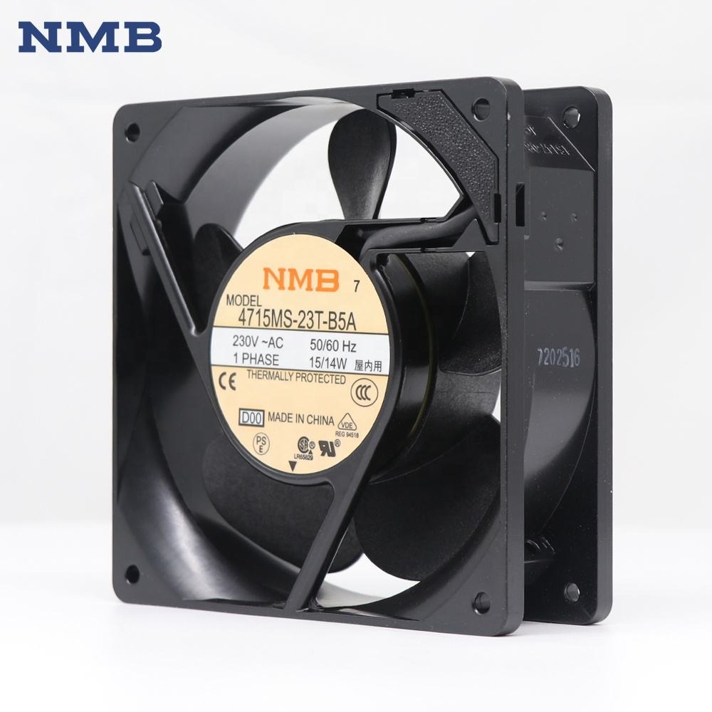 NMB 4715MS-23T-B5A 120X120X38mm 230V AC 12CM 14W 2900RPM Ball Bearing UPS Power Supply Cabinet Axial Cooling Fan