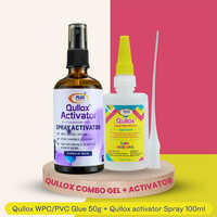 QULLOX WPC-PVC Glue 50gm+ Activator Spray 100ml