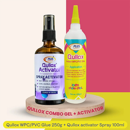 QULLOX WPC-PVC Glue+ Activator Spray