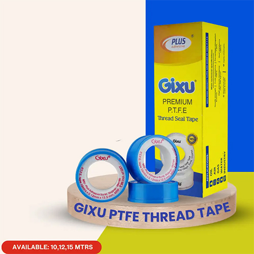 Gixu Ptfe Thread Seal Tape -10Mtrs - Color: White