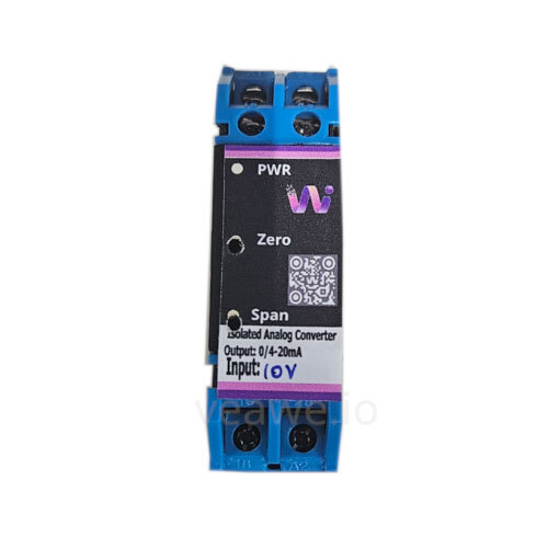 Isolated Analog Signal Converter 10V 10V - Color: Black