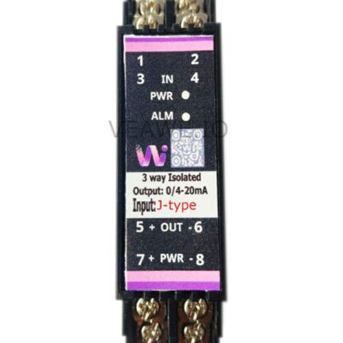 Isolated Analog Signal Converter J Type - Color: Black