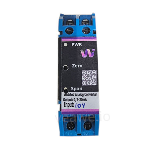 Isolated Analog Signal Converter 10V 10V - Color: Black